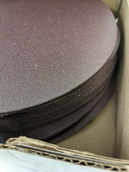 3M PSA Disc: 9″ Disc Dia, 100 Grit, Aluminum Oxide 50pk 7010294667
