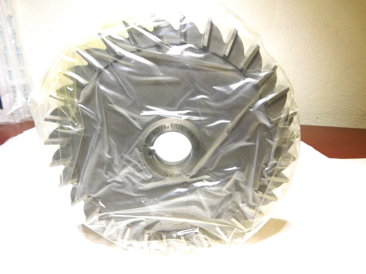 Dolfa Plain Tooth Side Milling Cutter 8 Dia x.75x 1.25 Arbor Hole 5-706-810
