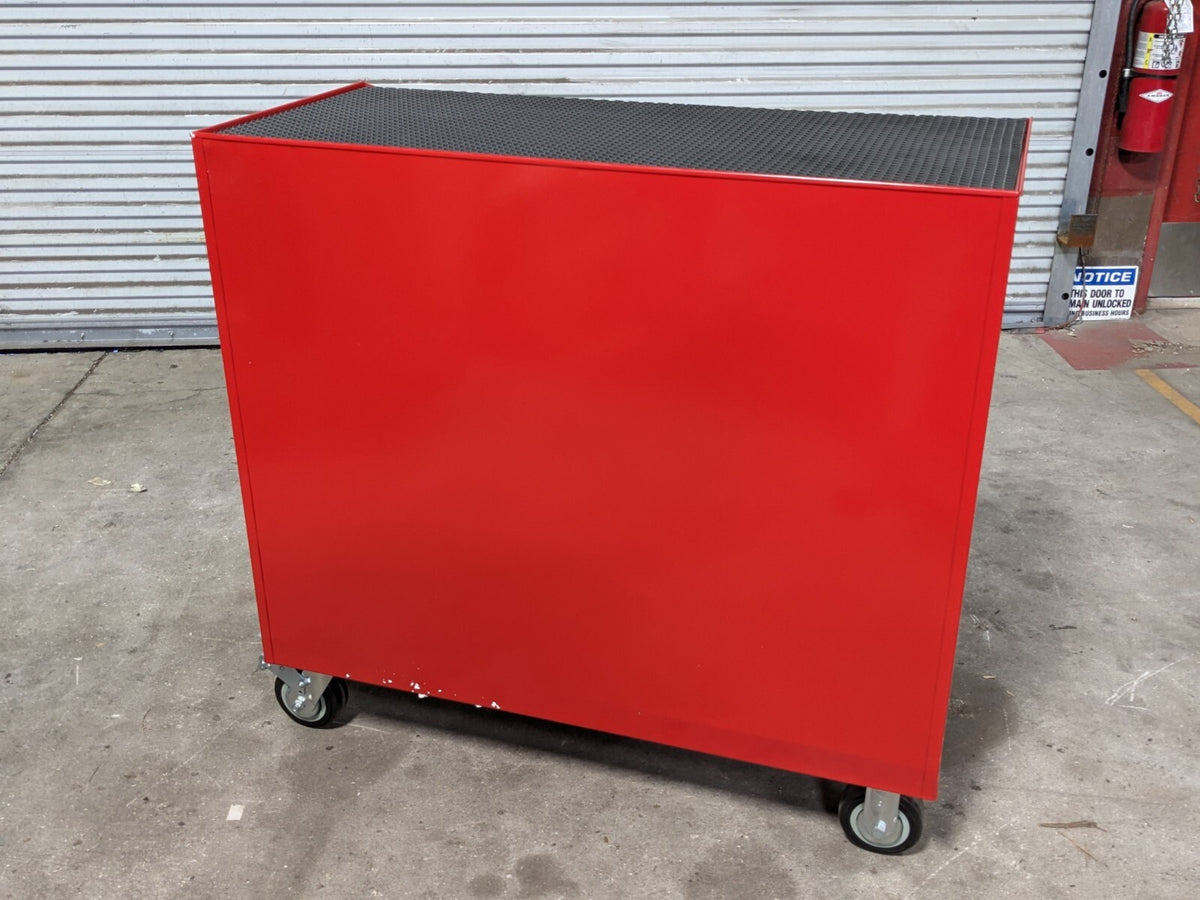 Pro Source Roller Cabinet Tool Box 11 Drawers 42 x 18 x 39 Steel Red
