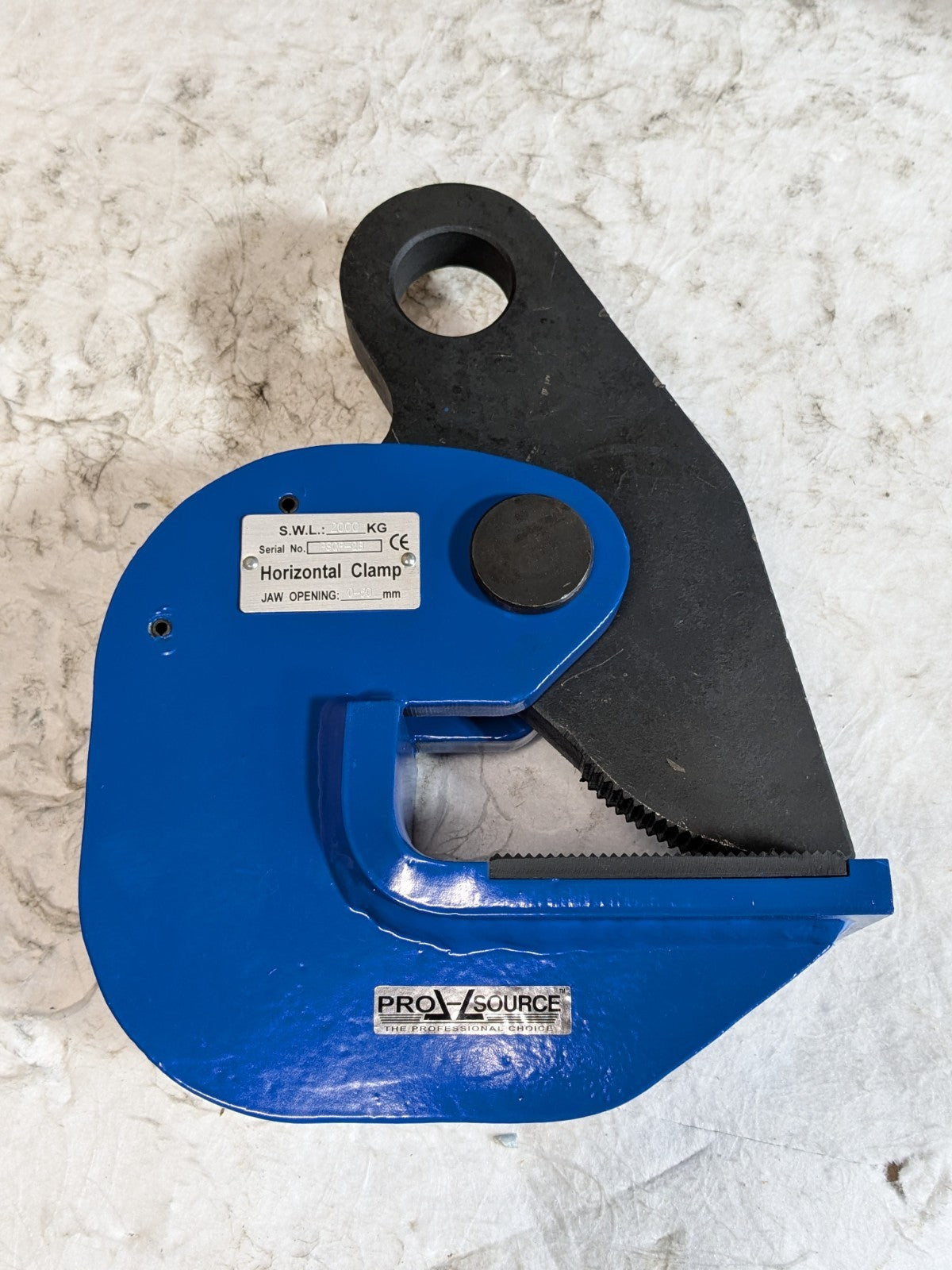 Pro-Source Horizontal Plate Clamp 4400 lb. Capacity 1.77" Max. Grip