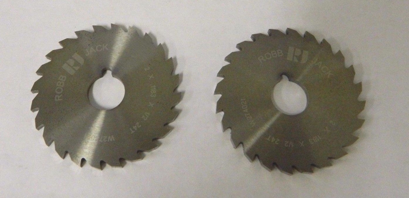 Robbjack Solid Carbide Saws 2" Dia. 24-Teeth Lot of 2 #SWM2-00-10121
