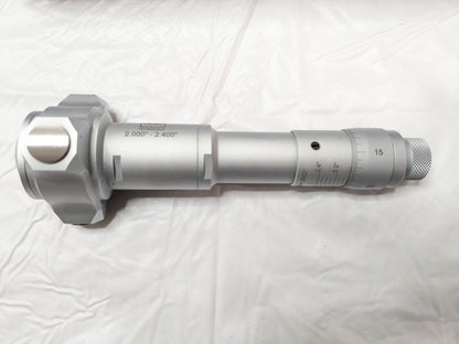 TESA Brown & Sharpe Mechanical Inside Micrometer 2 to 2.4" Range 00881902