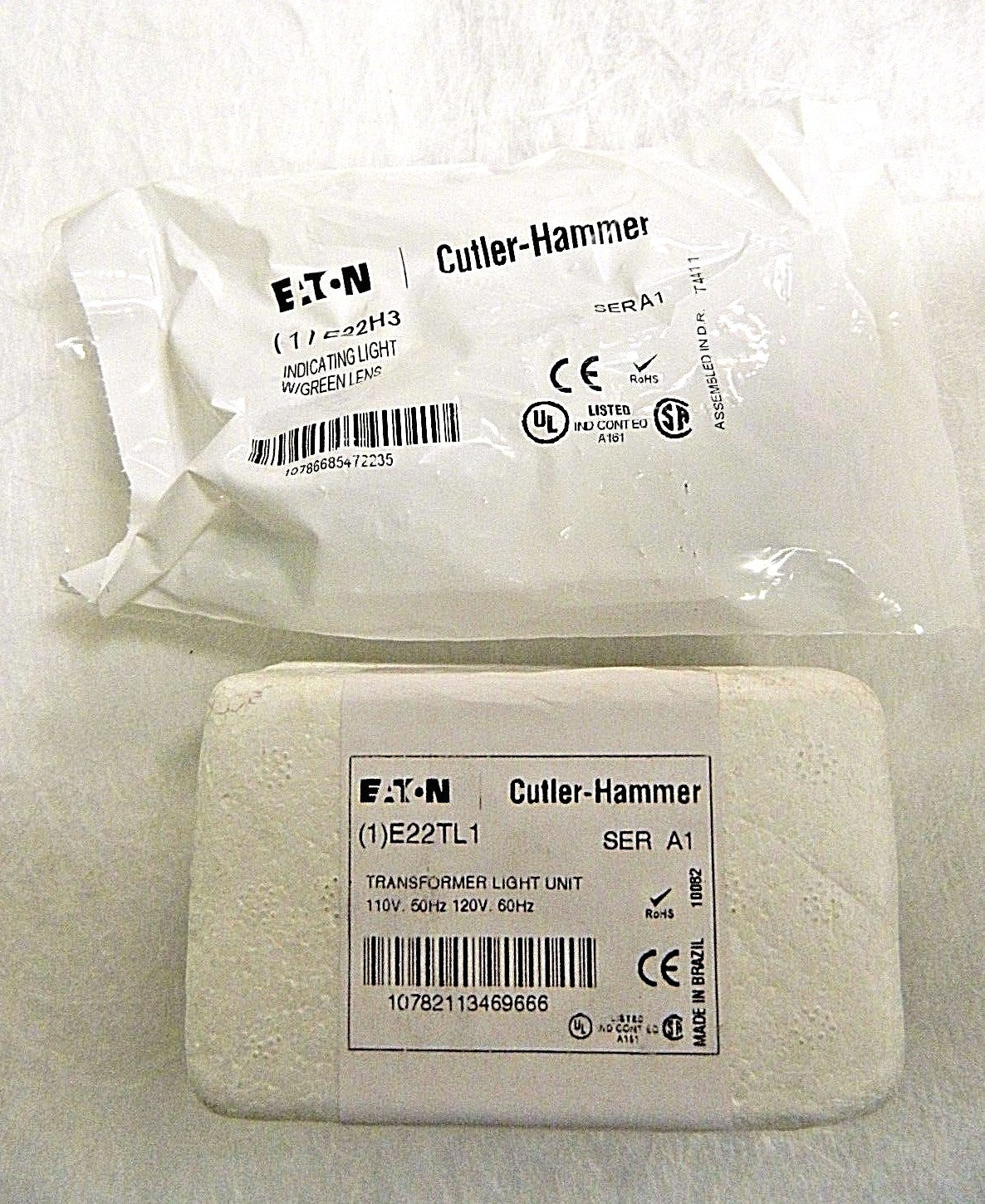 Eaton Cutler-Hammer Green Incandescent Indicating Light 120VAC E22H3X11