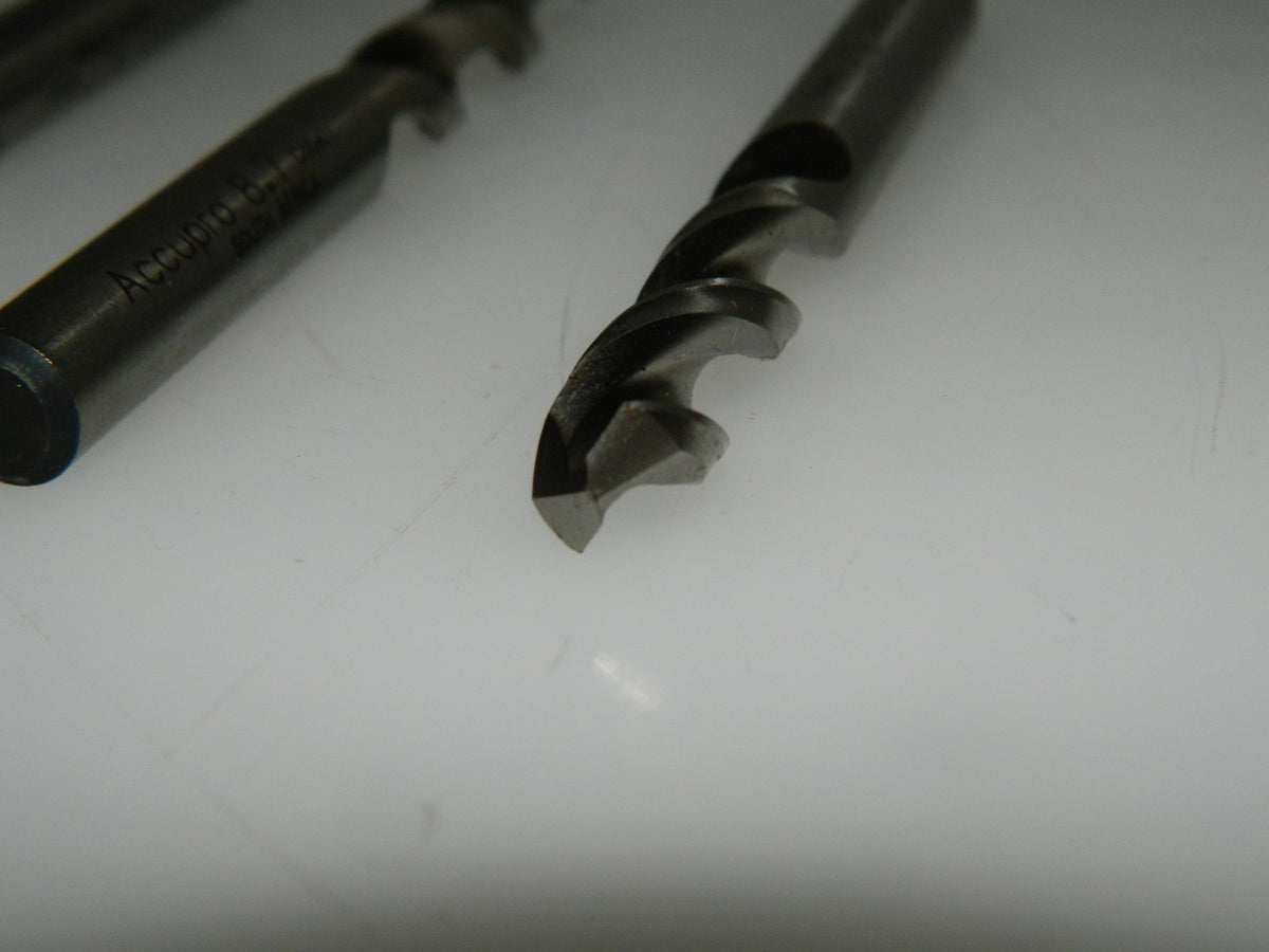 Accupro Cobalt Stub Screw Machine Drills 3 Pack AC-8.7MM 130° 01332725