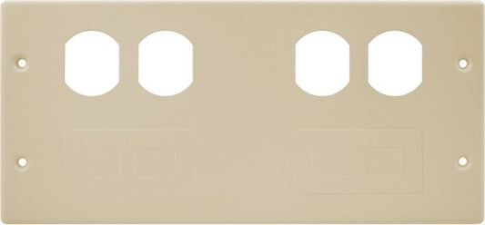 Hubbell 10.22" Long x 4-3/4" High Rectangular Raceway Plate Qty 5 HBL47472BBTTIV
