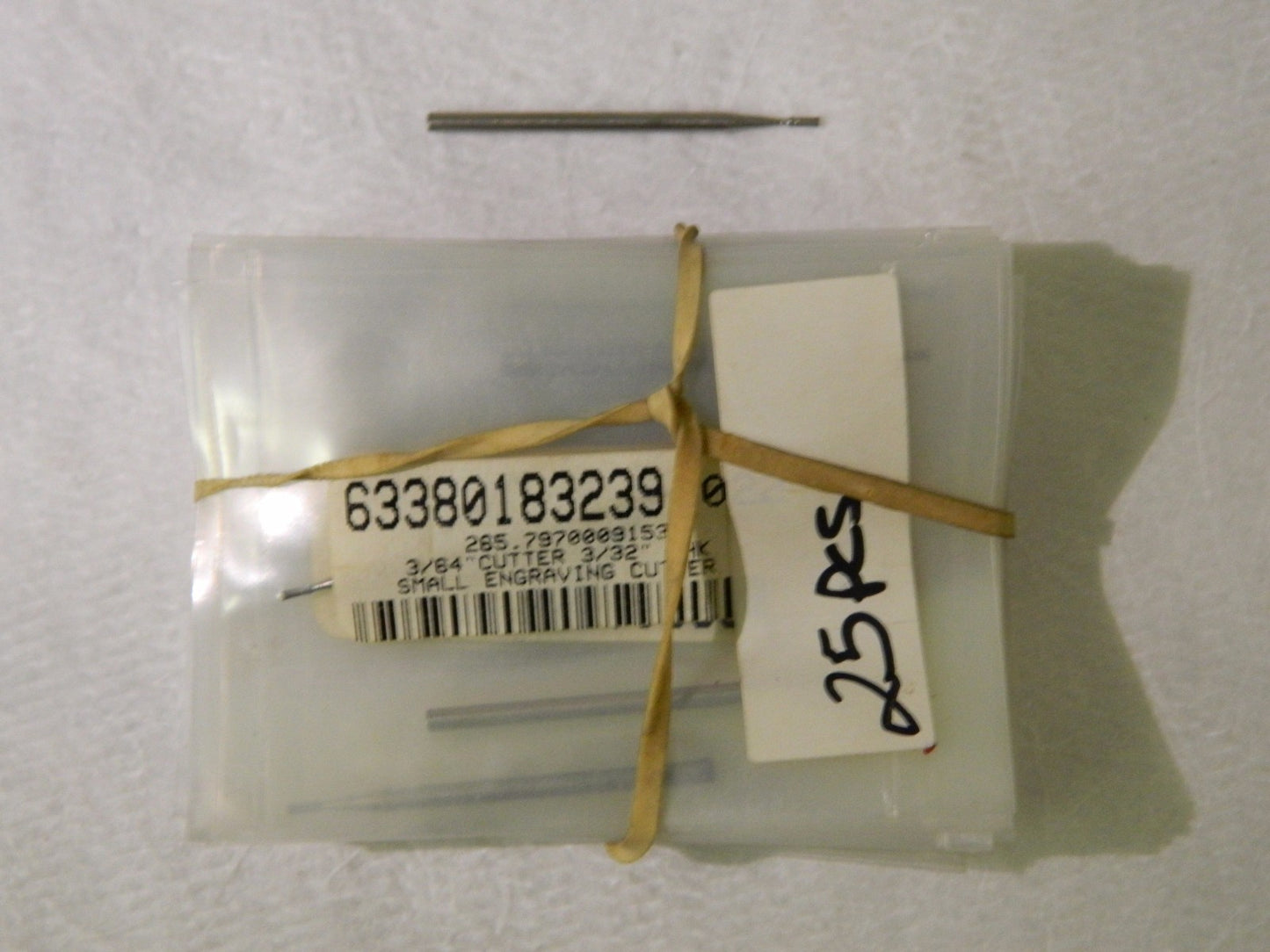 Precision Burr 3/64" x 3/32" x 1.875" Single Cut 25 Pack #265.797