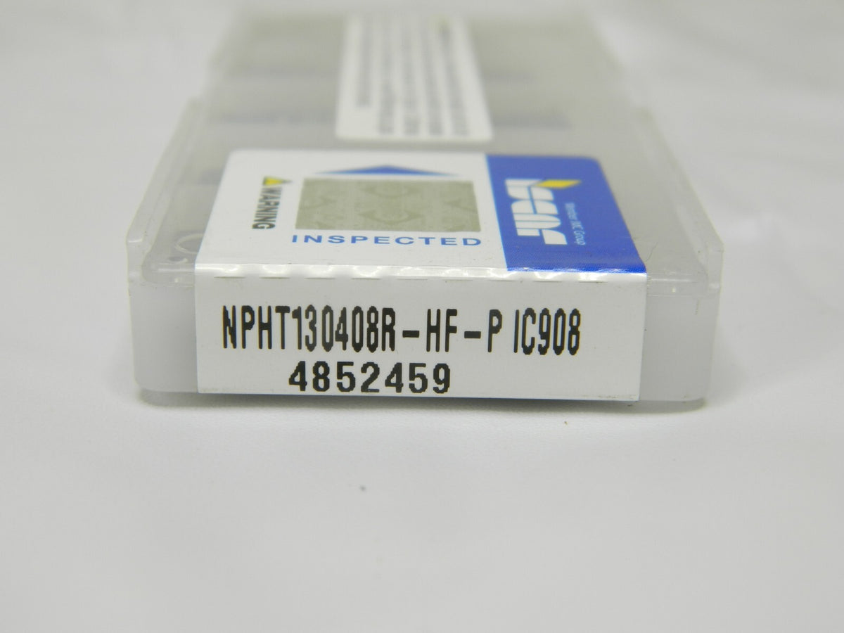 Iscar Carbide Drill Inserts NPHT130408R-HF-P IC908 Qty 10 04852459