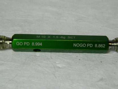 GF Gage M10x1.5 Go/No Go Truncated Taperlock Thread Gage 55336135