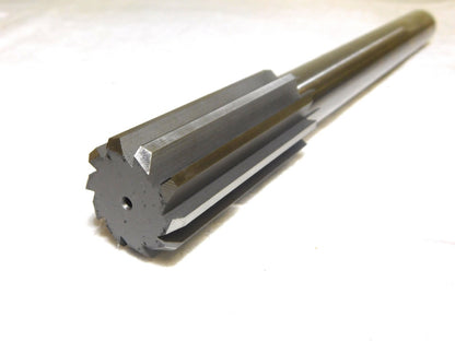 Hertel HSS Chucking Reamer 1-3/8 Dia 10 Flute 3.25 Fl Lgth 12 OAL 30146385 RL
