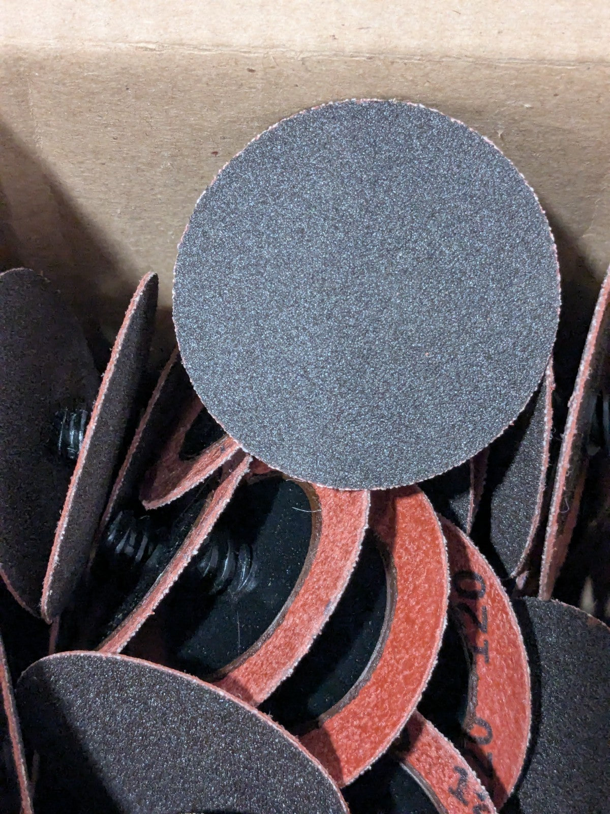 (100) Norton Quick-Change Disc: Type R, 2" Dia, 120G, Aluminum Oxide 69957399712