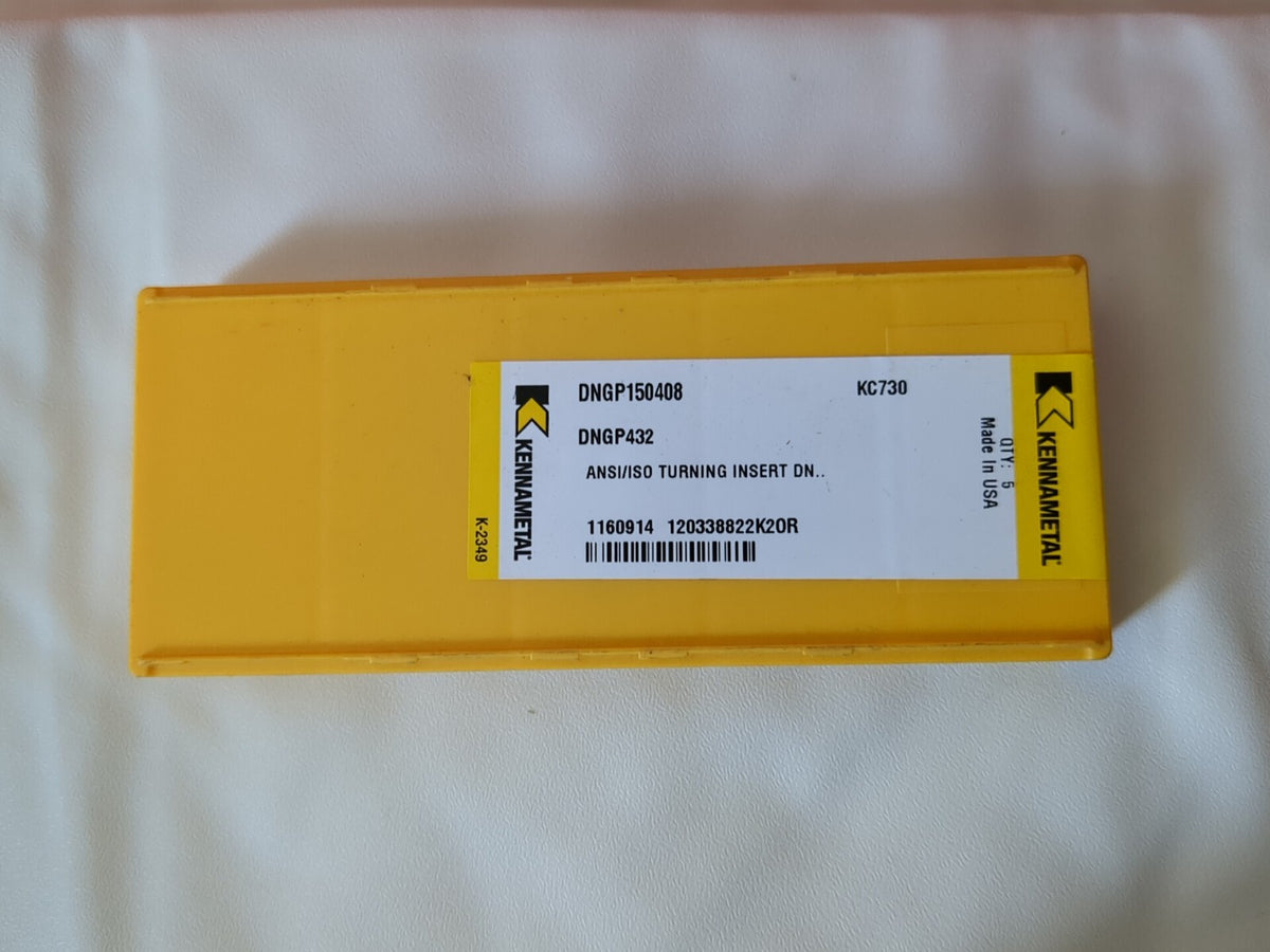 Kennametal 5pc Turning Inserts DNGP432 KC730 Carbide 1160914