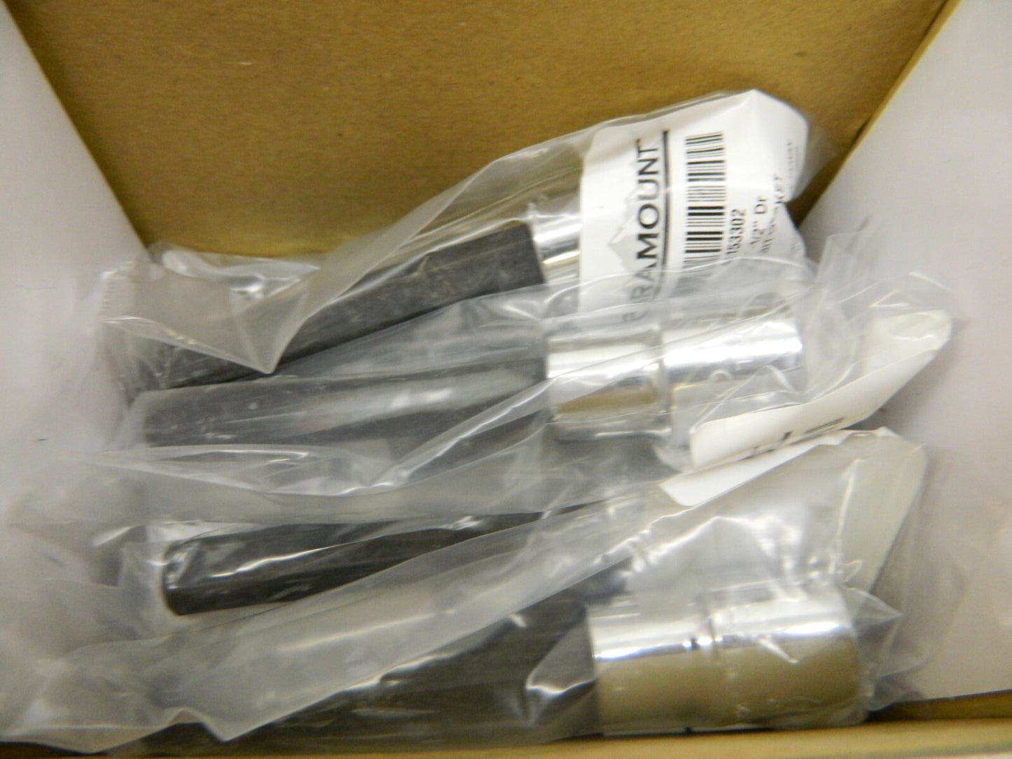 PARAMOUNT Hand Hex Bit Socket: 1/2" Drive, 3/8" Hex Qty 20 PAR-12HBS-38