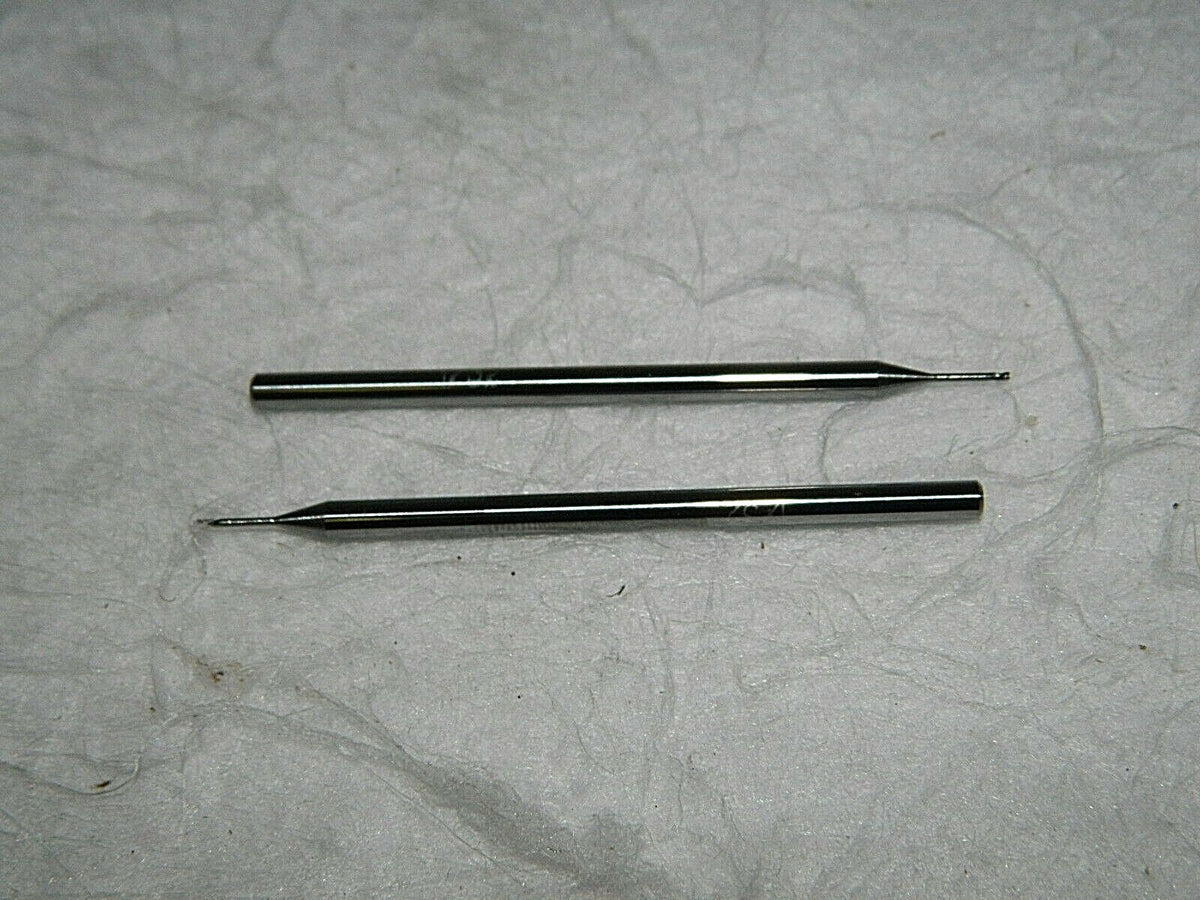 Accupro Square End Mill 1/32" Dia. x 2-1/2" OAL 3FL Carbide Qty. 2  58