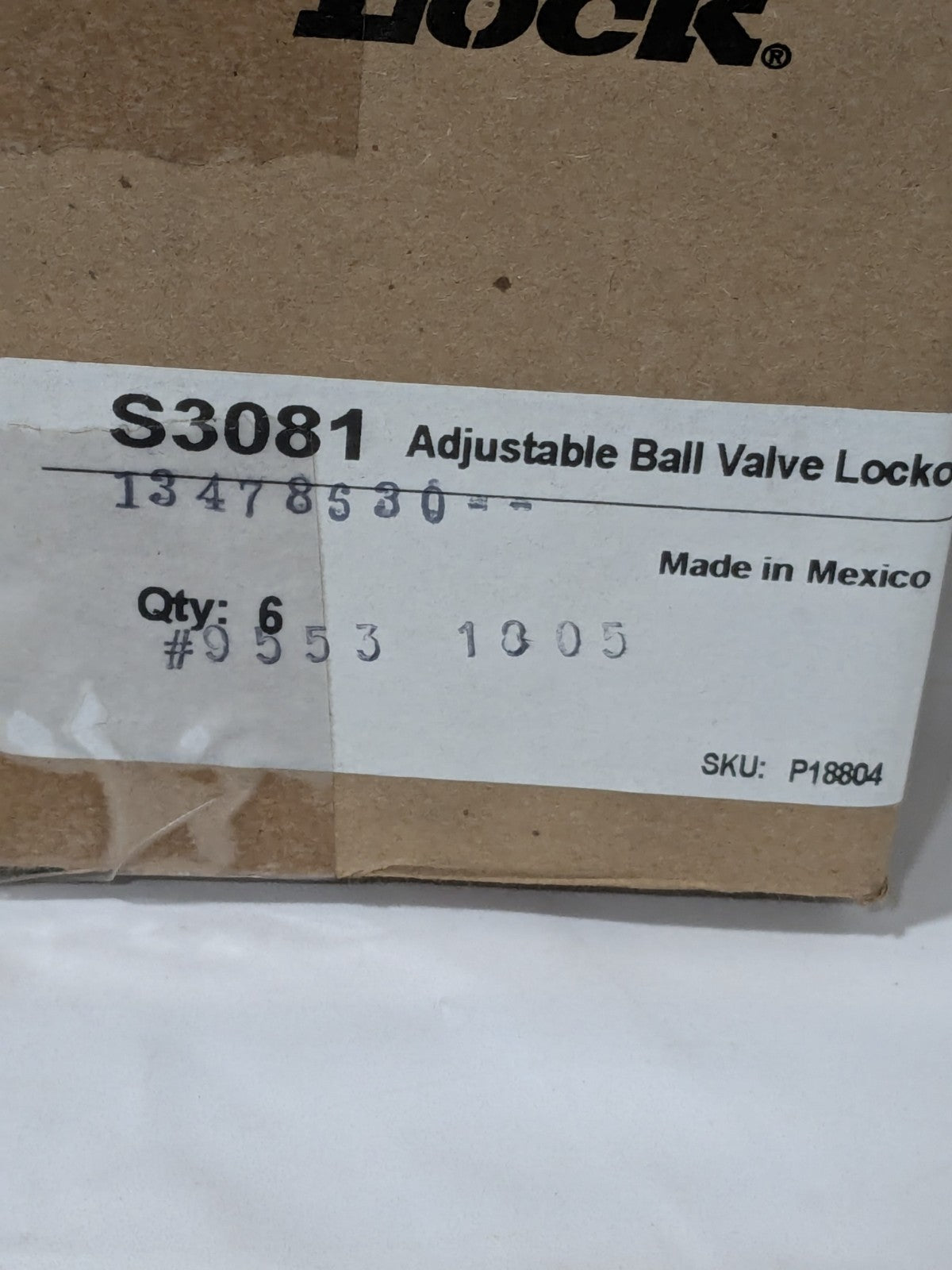 Master Lock Pneumatic Lockout: 4 Padlocks Max Box of 6 S3081