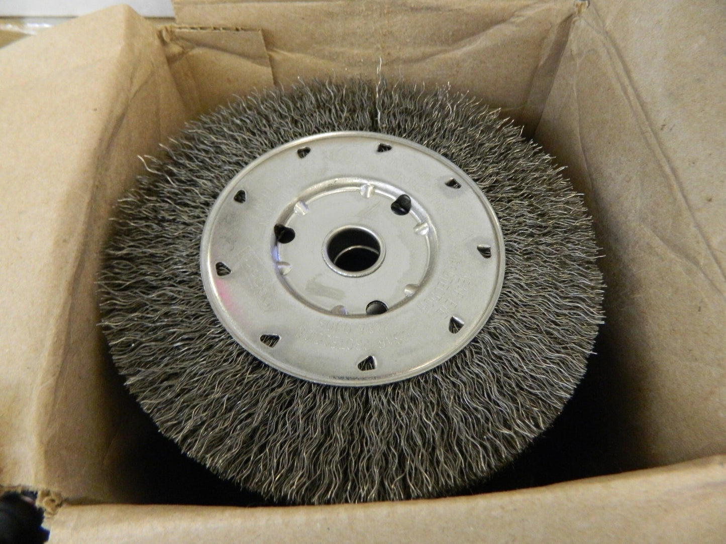 OSBORN 6" OD, 1/2 & 5/8" Arbor Hole, Crimped Steel Wheel Brush 12pk 0002140400