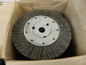 OSBORN 6" OD, 1/2 & 5/8" Arbor Hole, Crimped Steel Wheel Brush 12pk 0002140400