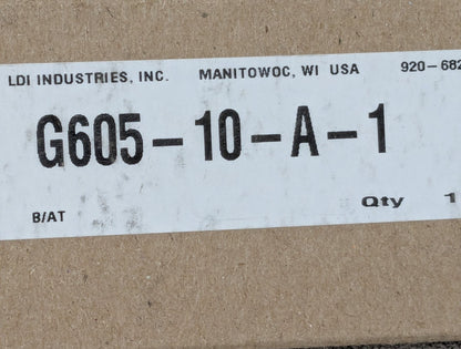 LDI Closed Circuit Liquid Level Sight Gauge 1/2-20 Thread G605-10-A-1 INCOMPLETE