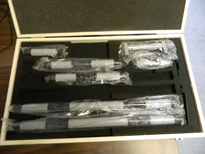 FOWLER Mechanical Inside Micrometer Set 4 to 80 Satin Chrome Coated INCOMPLETE