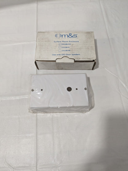 M&amp;S Systems Intercom Door Station Enclosure in White DS3BXW