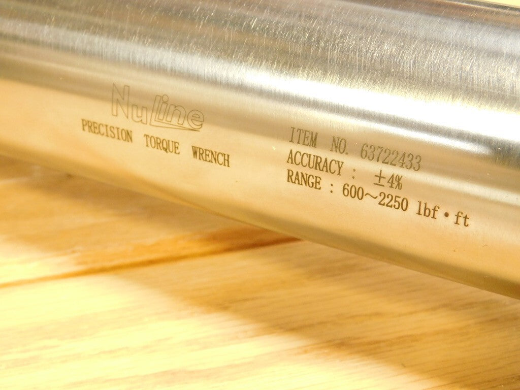 Nuline 1"Drive Torque Wrench 60"OAL 660-2200 Ft-Lb NB3000C 63722433 PA