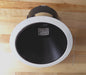 Lytecaster 6-3/4" Reflector Trim 30-45 Degree Sloped Ceiling Matte Black /White