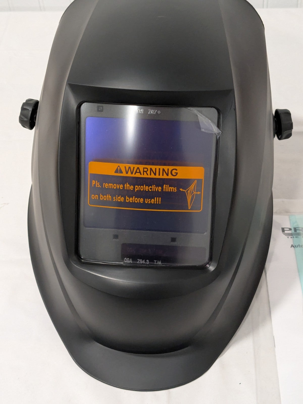 Pro-Safe Auto Darkening Welding Helmet Shade 9 to 13 WHAD820S-TM16