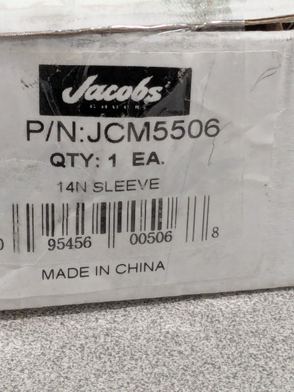 JACOBS Drill Chuck Sleeve: 14N Compatible JCM5506