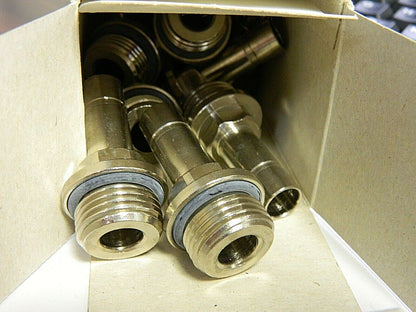 Norgren 1/2 BSPP  Push-to-Connect Tube Male Stem Connector QTY 10