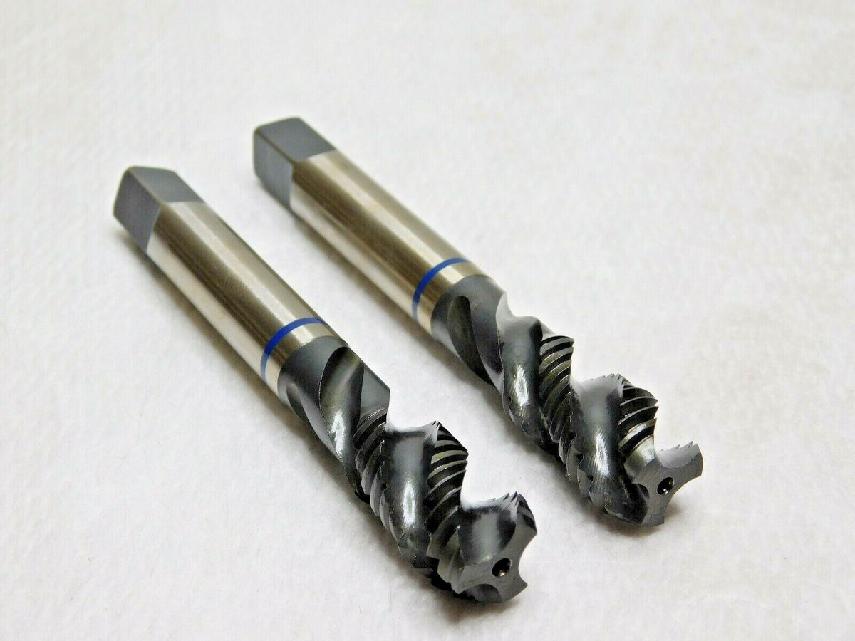 Accupro Spiral Flute Taps Vanadium HSS RH 9/16"-12 UNC-2B 3FL QTY 2 8424551
