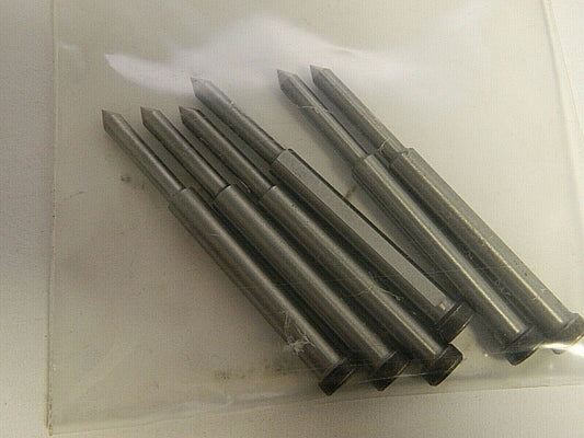 Interstate 1/4" Pin Diam, 1-7/8" Long Steel Pilot Pin QTY 6  80449374