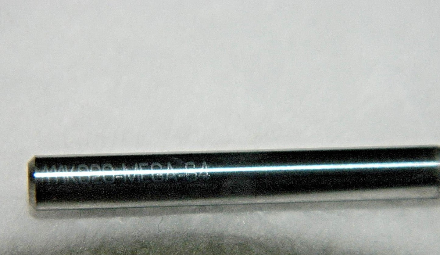 Seco Carbide Ball End Mill 2mm Diam x 2mm LOC 2FL 111K020-MEGA-64 10331
