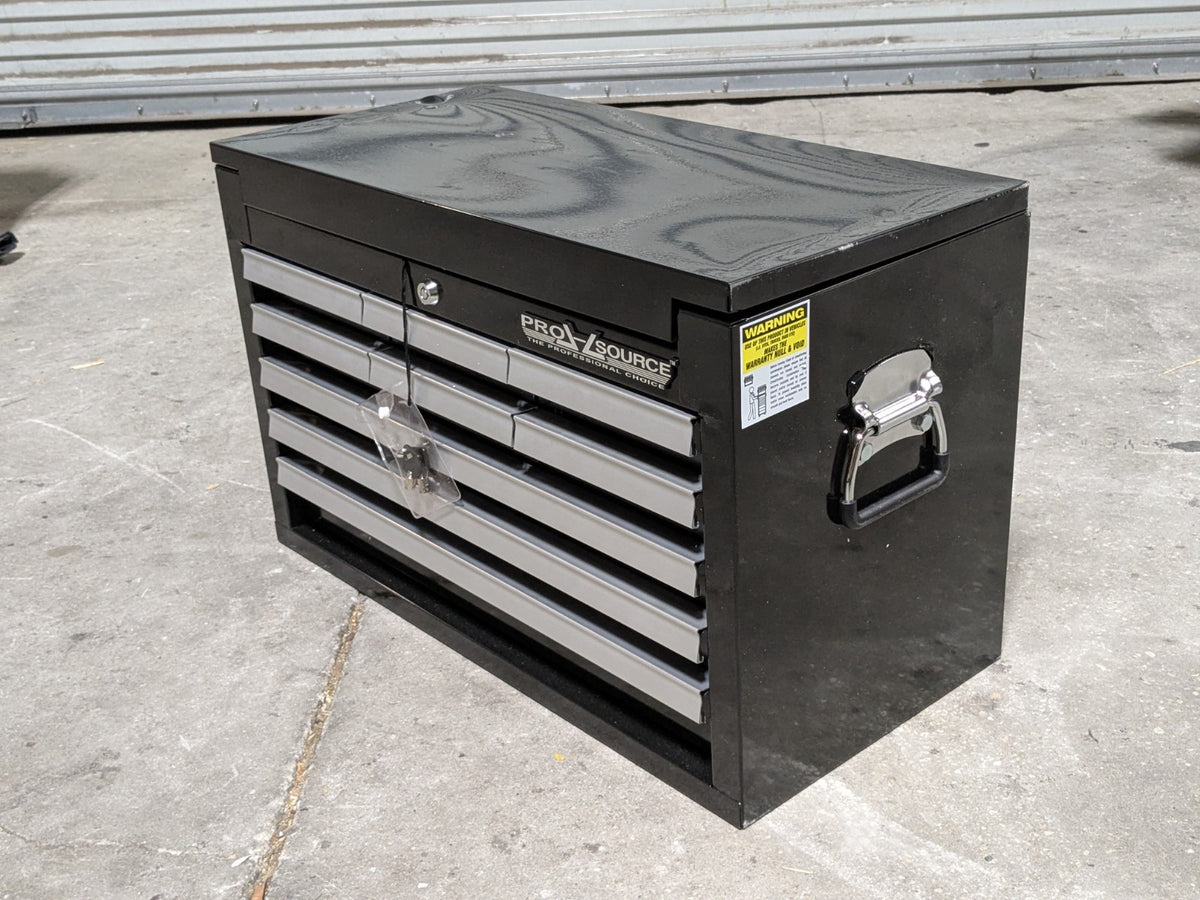 Pro Source Steel Top Chest Tool Box 9 Drawer 26" x 12" x 16" Scratch N Dent