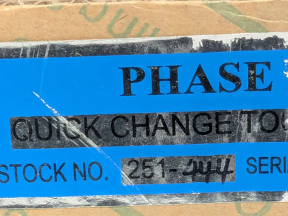 Phase II 5 Piece Tool Holder Set Series CA W/O TOOL POST 251-444 INCOMPLETE