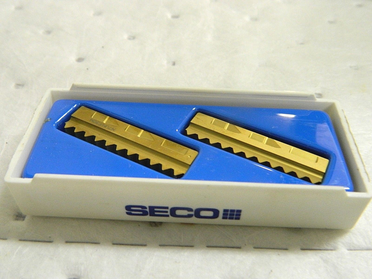 Seco Thread Mill Inserts 396.19 Grade F30M 7 TPI UN Standard Qty 2 96255