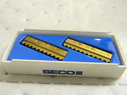 Seco Thread Mill Inserts 396.19 Grade F30M 7 TPI UN Standard Qty 2 96255