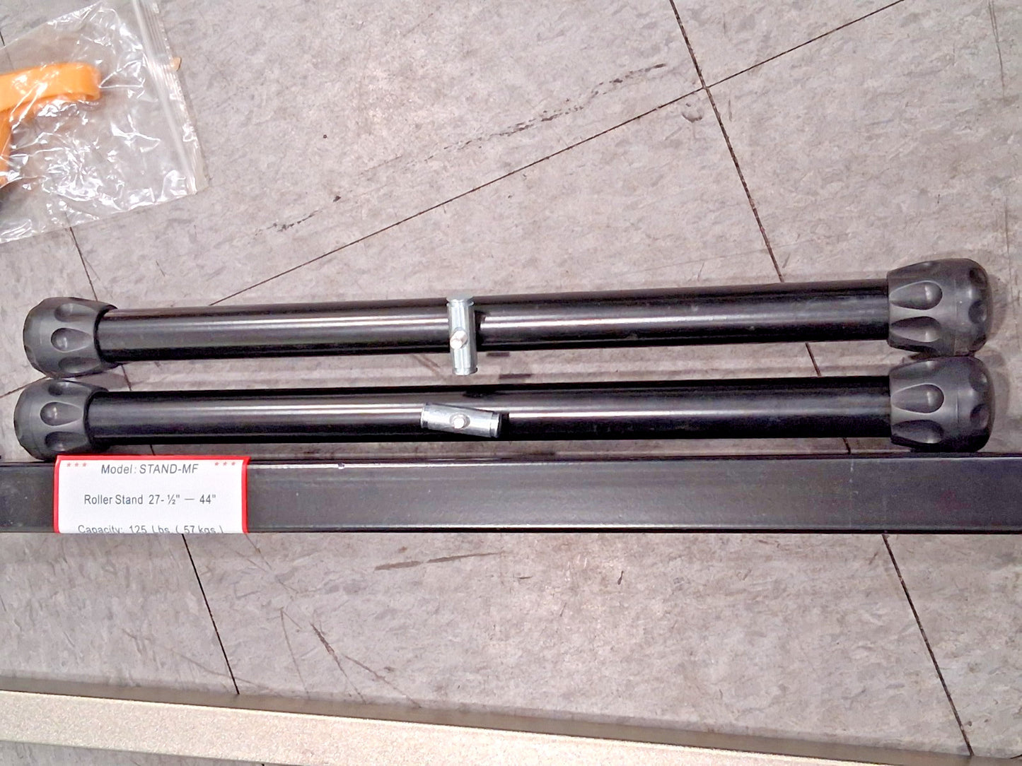 Vestil Capacity Folding Roller Support 125Lb STAND-MF