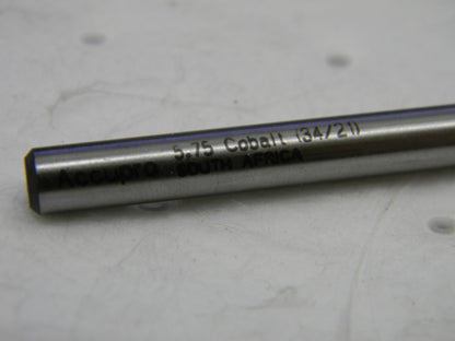 ACCUPRO Cobalt Jobber Length Drill Bit 0.277 Dia 130 ° QTY 5 1640704-AC