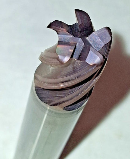 SGS Roughing End Mill 1/2" Dia 0.0600" Corner Radius Carbide 3" OAL 37027