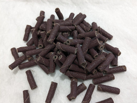 3M Straight Cartridge Rolls 100pc 1/4" Dia, 60 Grit, Aluminum Oxide 7100080022