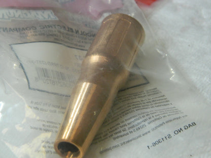 Lincoln Elec MIG Welder Gas Nozzle (Tapered) Air Cooled 250 Amps Qty 2 KP23T-37