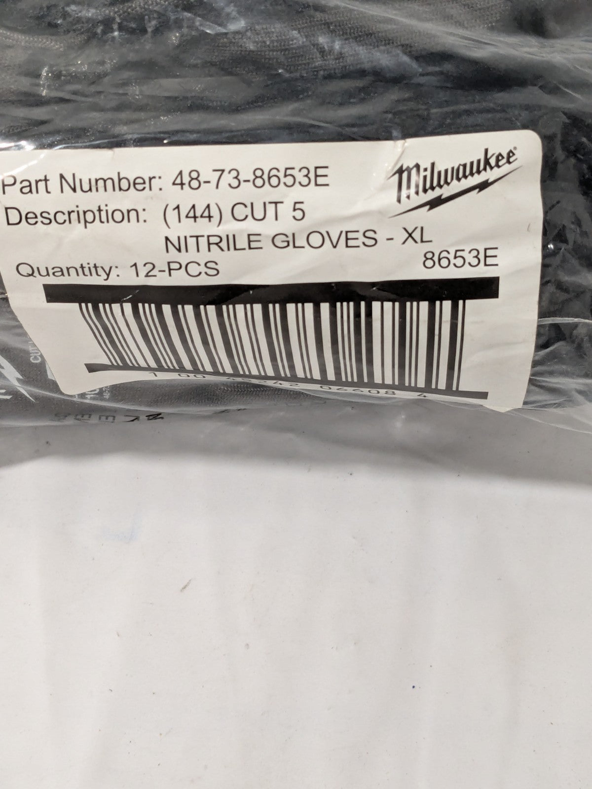 Milwaukee Cut-Resistant Gloves: ANSI Cut A5 Sz XL 12 Pairs 48-73-8653E