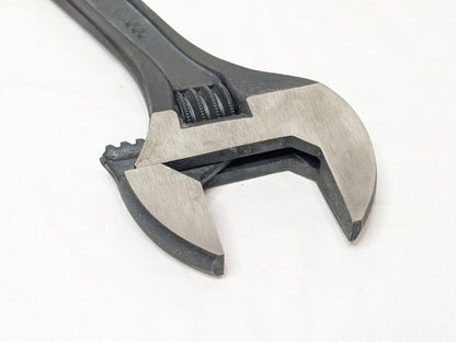 Proto Protoblack Non-Insulated Adjustable Wrench 1-1/8" Jaw Cap X 8" OAL J708S