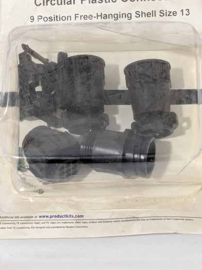 TE Connectivity Panel Mount Plug and Receptacle Kit 744-2