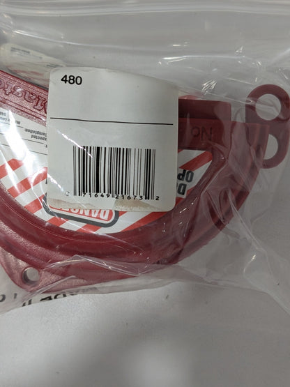 (6) Master Lock Pneumatic Lockout: 3 Padlocks Max, 5/16" Max Shackle Dia. 480