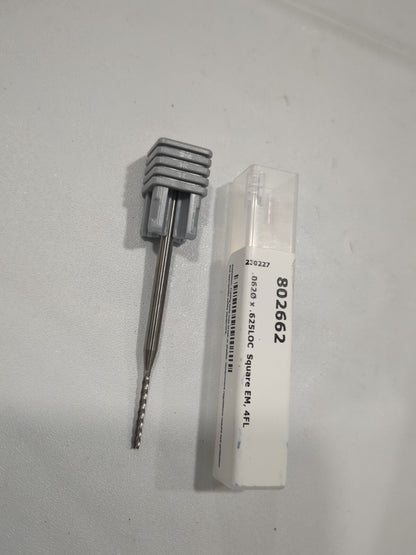 HARVEY TOOL Square End Mill 1/16"Dia 4 Fl Solid Carbide 802662
