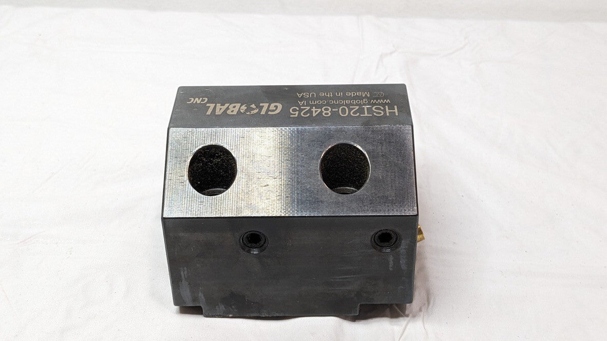 Global CNC HAAS 1" ID Static Tool Block External Coolant HST20-8425