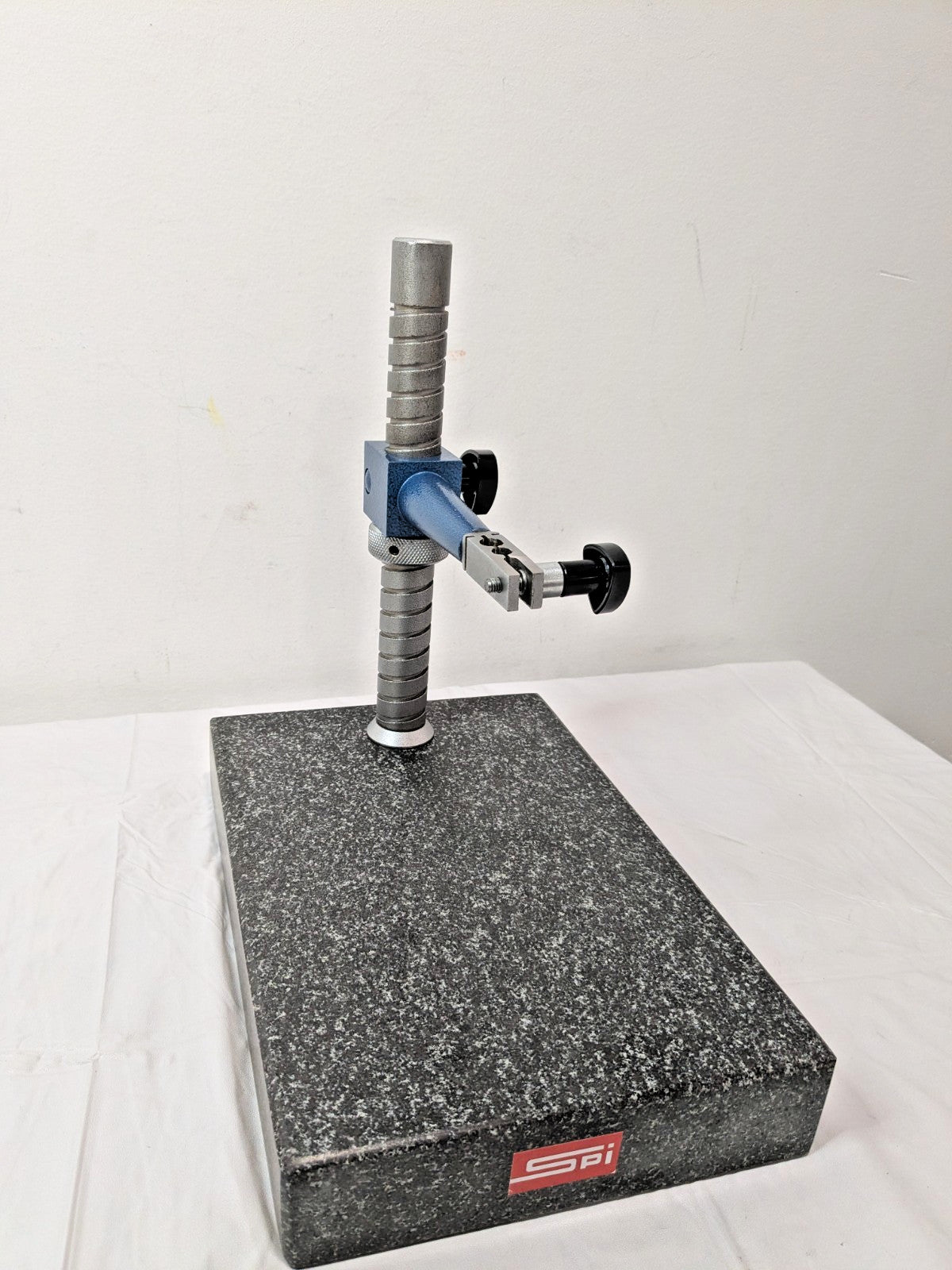 SPI Granite Base Comparator Gage Stand w/10" Post 12" x 8" x 2&qu