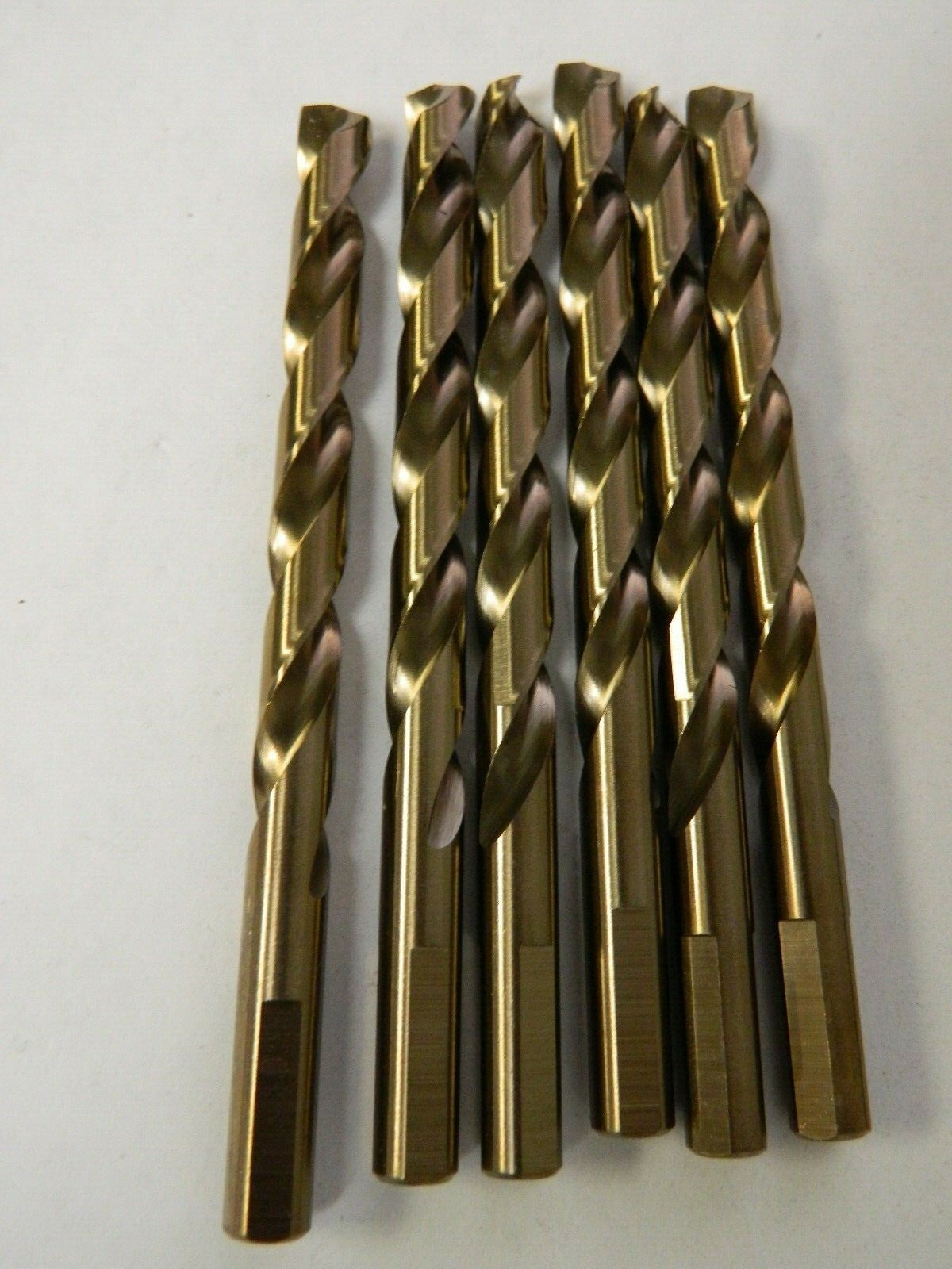 Viking Drills &amp; Tools 11/32 HD 3 Flat Shank gold finish QTY 6  40581