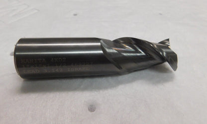 Hanita Carbide Spiral Flute Corner Radius End Mill 1" x 4" 2 Flute 4K0225078