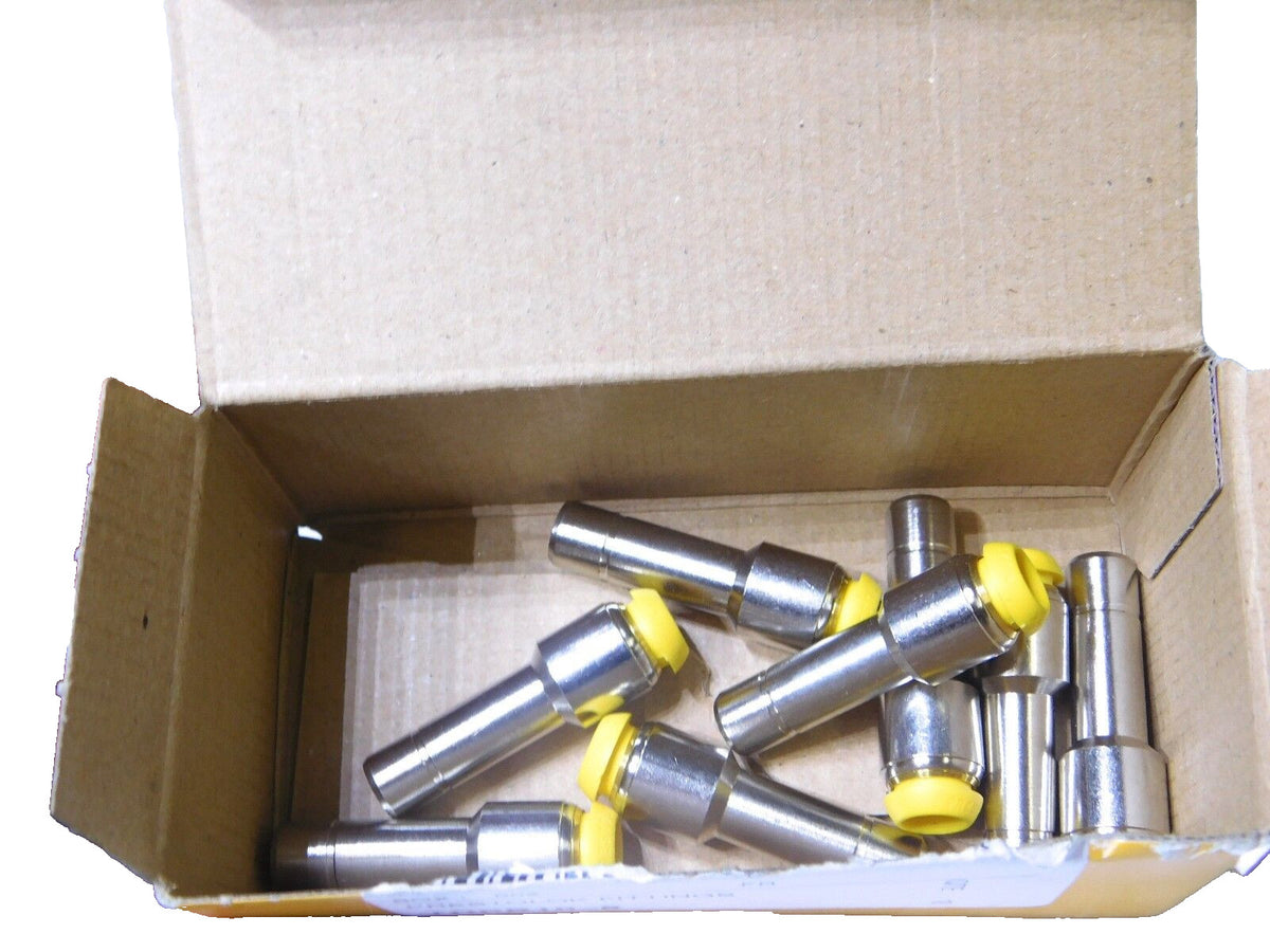 Parker Prestolok Brass Fitting TRPB 10mmx8mm Tube End Reducer Qty-8 TRPB10-8